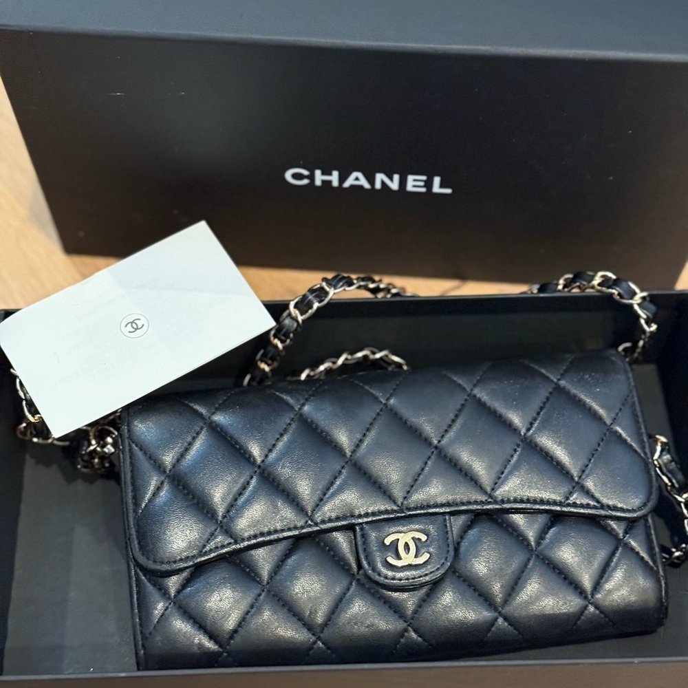 Chanel Black Quilted Leather Bag